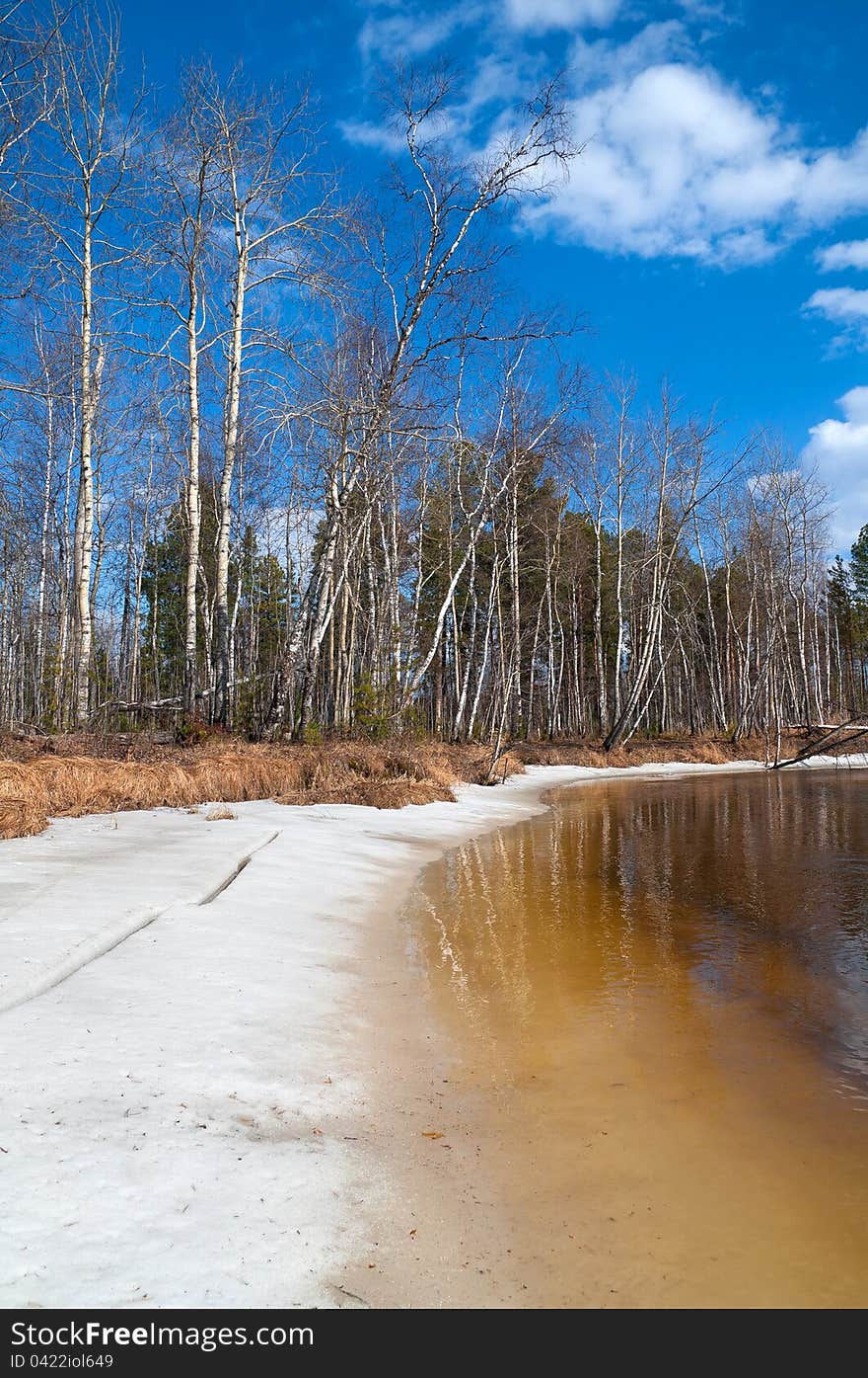 In Siberia, the long-awaited spring. Nature wakes up. In Siberia, the long-awaited spring. Nature wakes up.