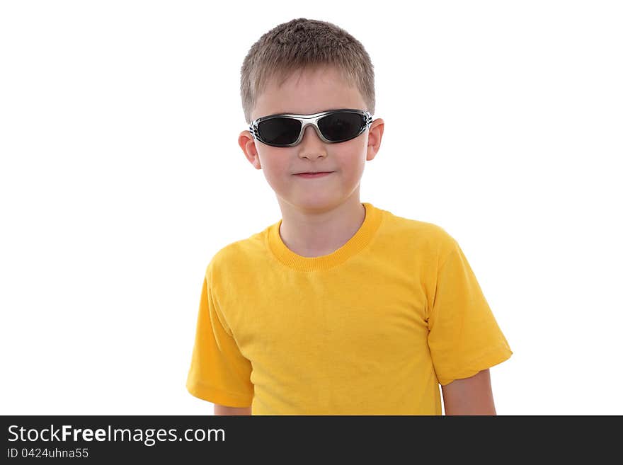 Boy in sunglasses