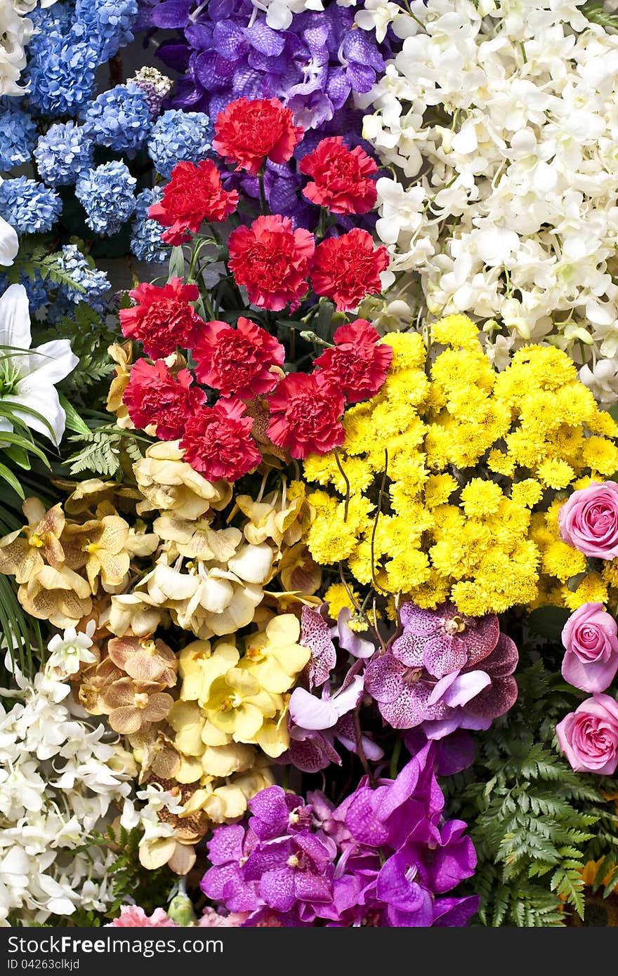 Beautiful bouquet of flowers ready for the big wedding ceremony. Beautiful bouquet of flowers ready for the big wedding ceremony