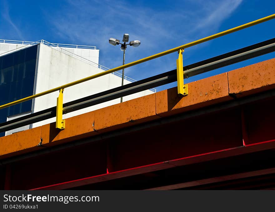 Colorful overpass