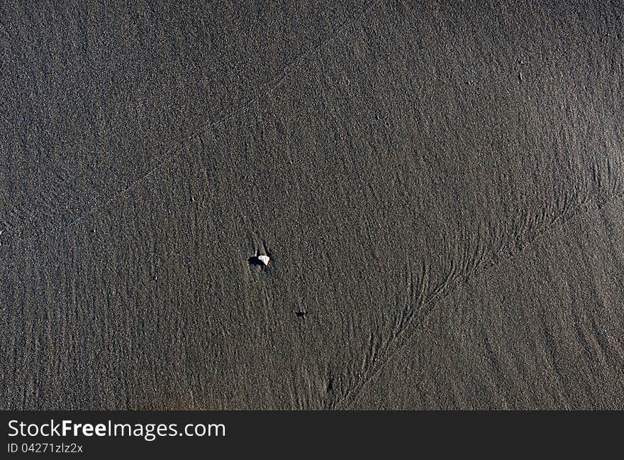 Close up of Sand with Pattern. Close up of Sand with Pattern