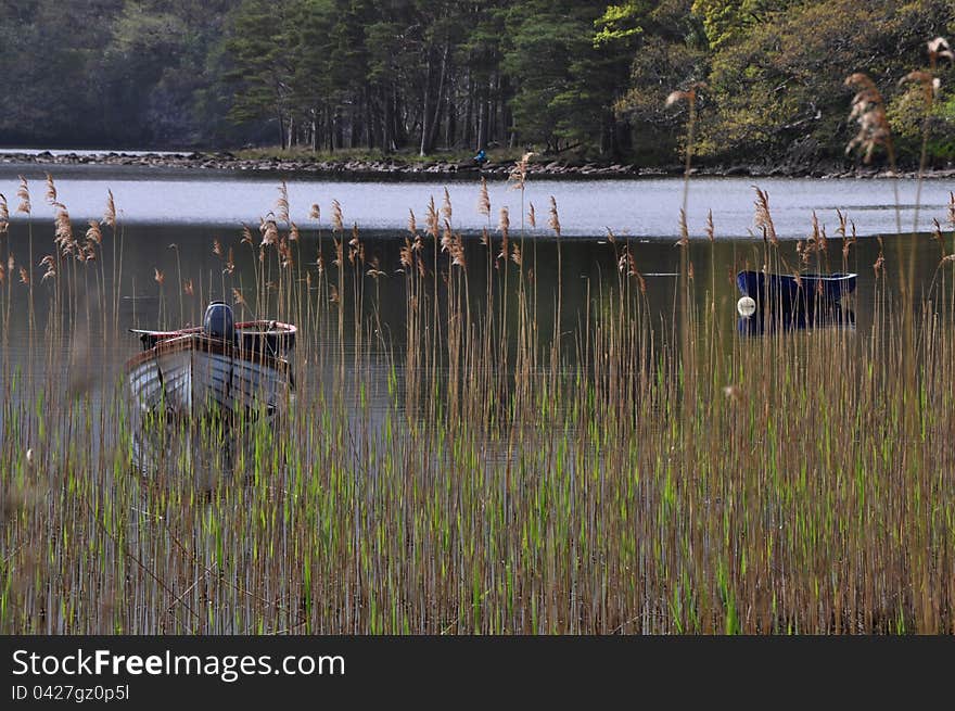 Boats on the lake