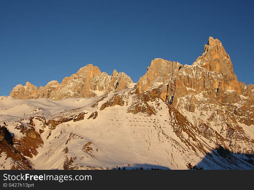 Pale di San Martino view