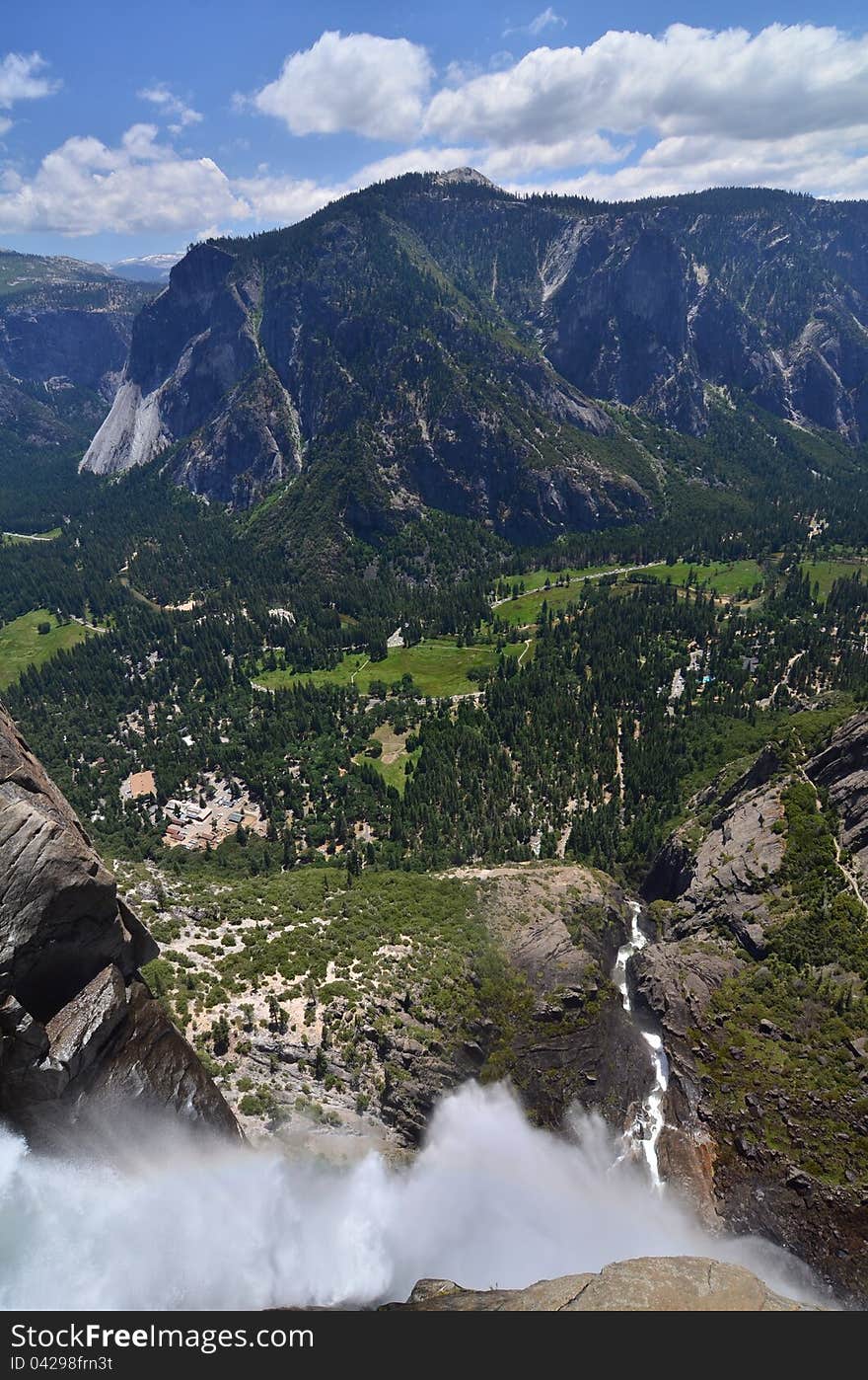 Upper Yosemite Falls and Yosemite Valley