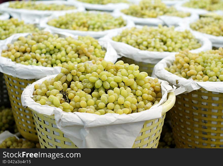 Grapes In Basket