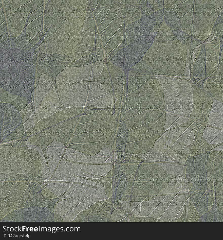 Pattern leaves on sandstone texture. Pattern leaves on sandstone texture