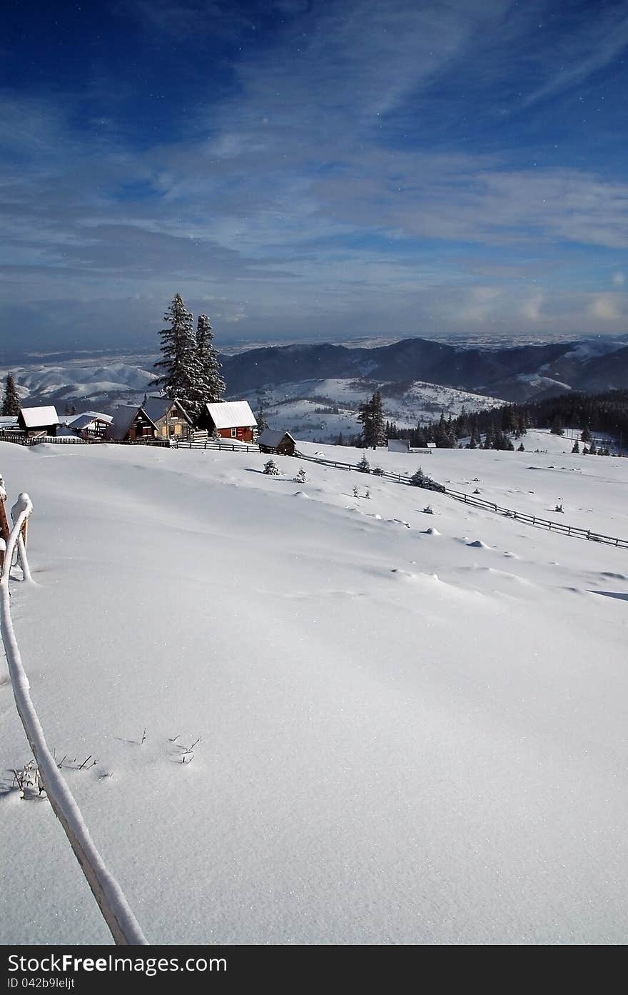 Winter In The Mountains