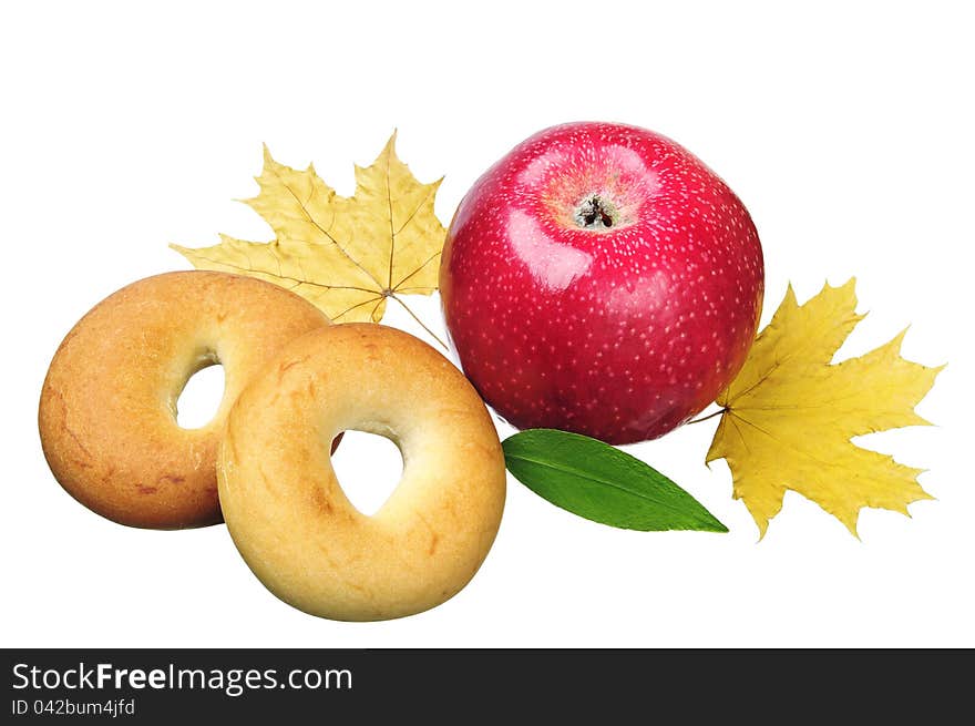 Apple and bagels