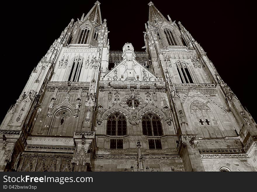 Cathedral in regensburg