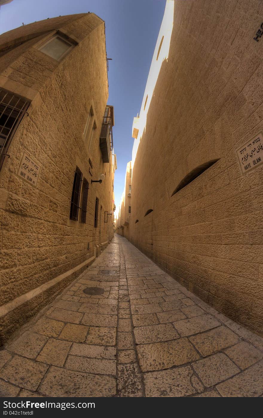 Old jerusalem streets