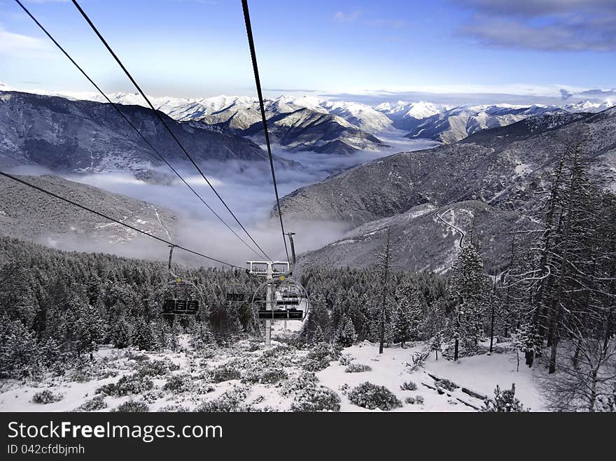 Port Aine landscape, winter season. Port Aine landscape, winter season.