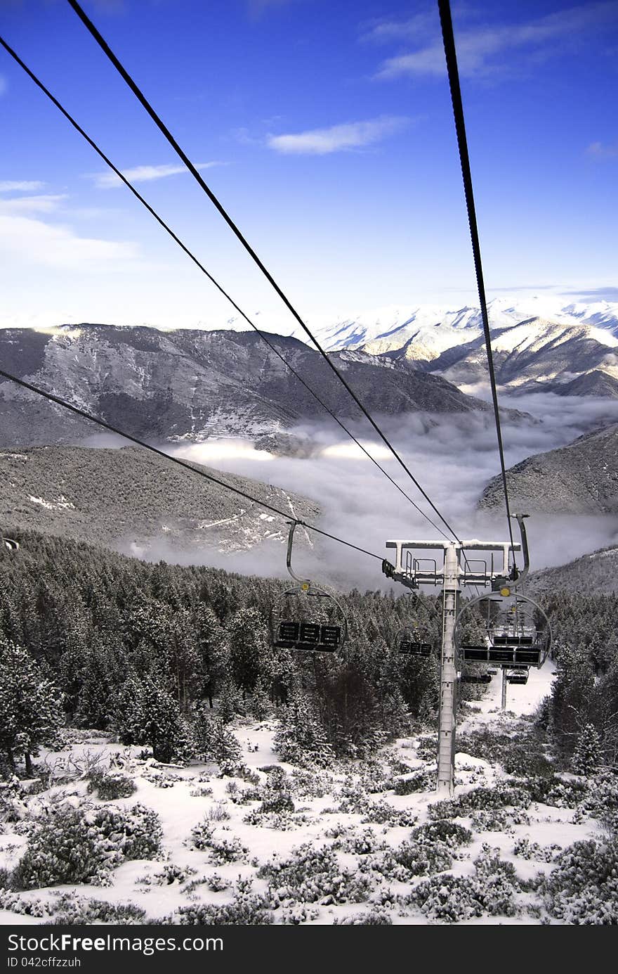 Port Aine landscape, winter season. Port Aine landscape, winter season.