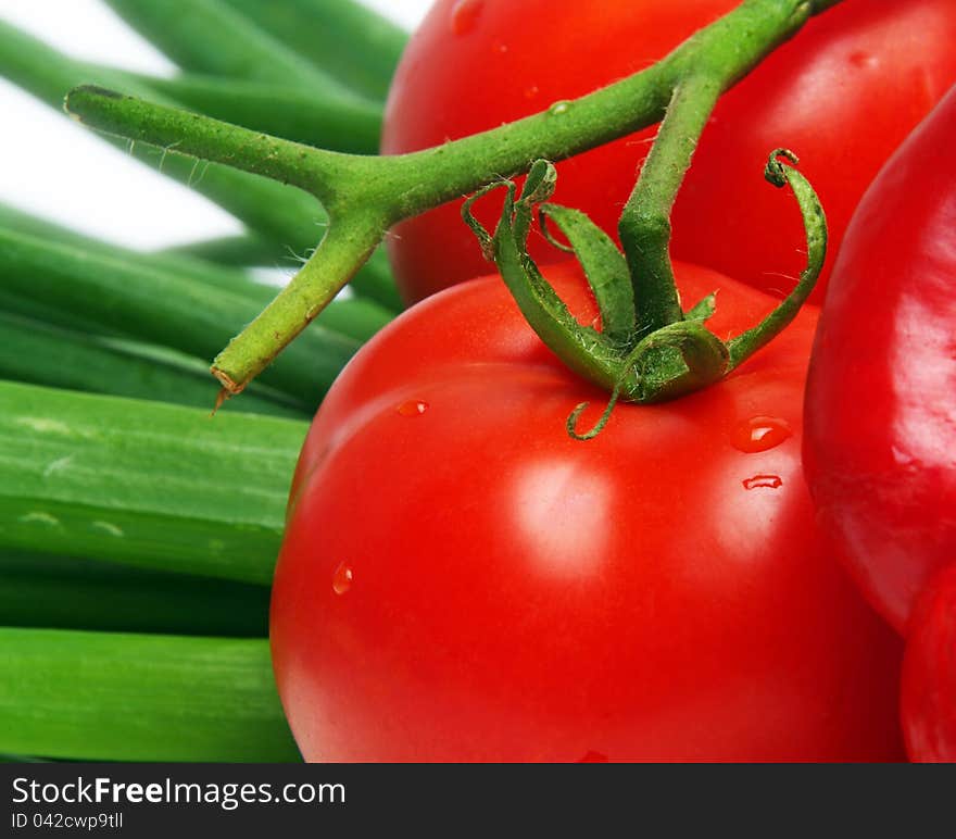 Tomatoes closeup