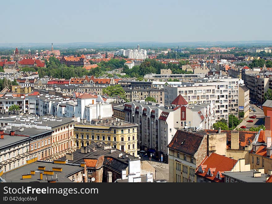 Panoramic view of Wroclaw (Poland). Panoramic view of Wroclaw (Poland)