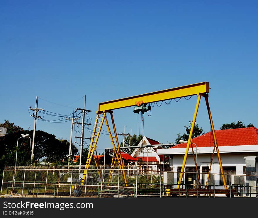 Crane for lift the heavy material