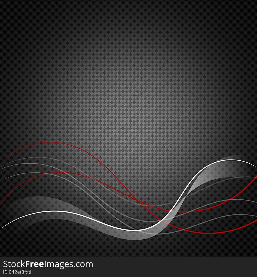 Black and white abstract illustration. Black and white abstract illustration