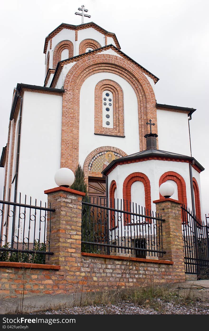 Orthodox church St. Theodore in Vrsac (Vojvodina, Serbia). Orthodox church St. Theodore in Vrsac (Vojvodina, Serbia)