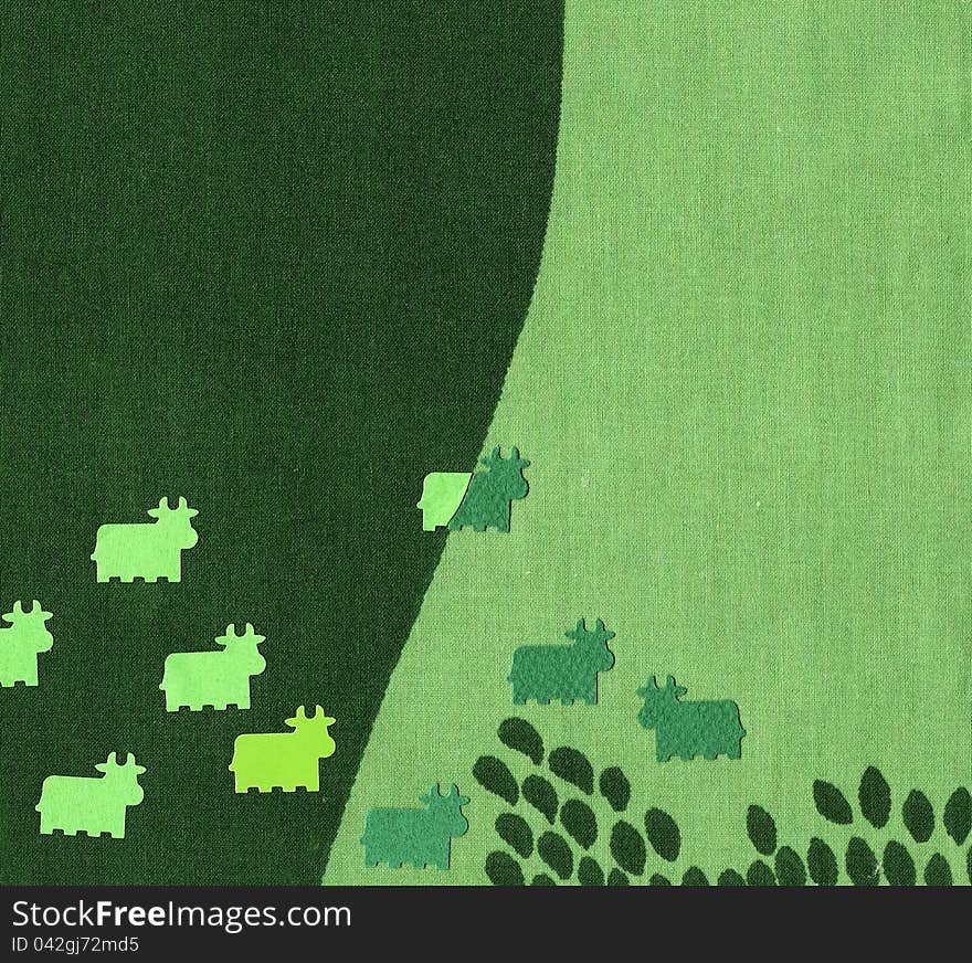 Dairy cows grazing in the pasture, abstract texture background. Dairy cows grazing in the pasture, abstract texture background.