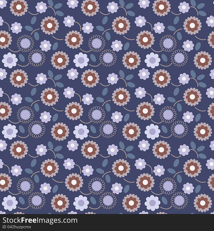 Vector Seamless Floral Pattern