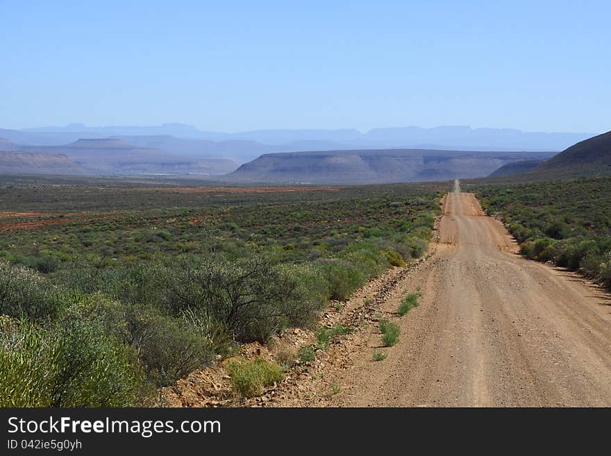 Back roads in the Karoo Landscape. Back roads in the Karoo Landscape