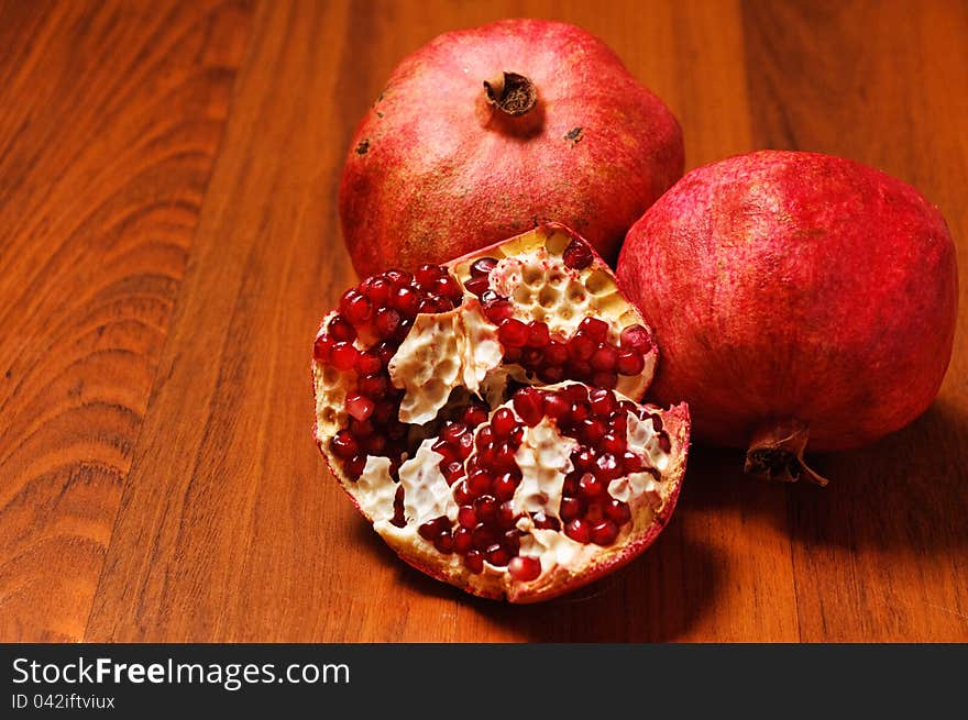 Ripe Pomegranates