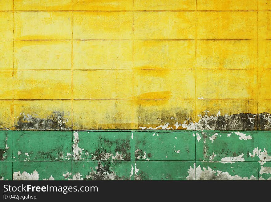 Old color brick wall texture background. Old color brick wall texture background