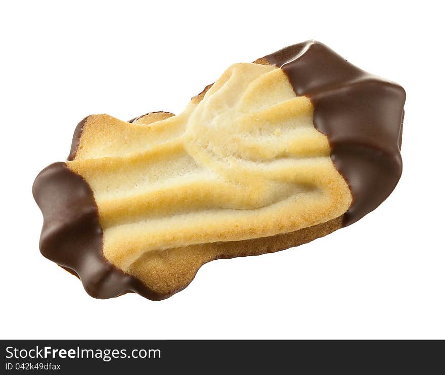 Chocolate covered biscuit