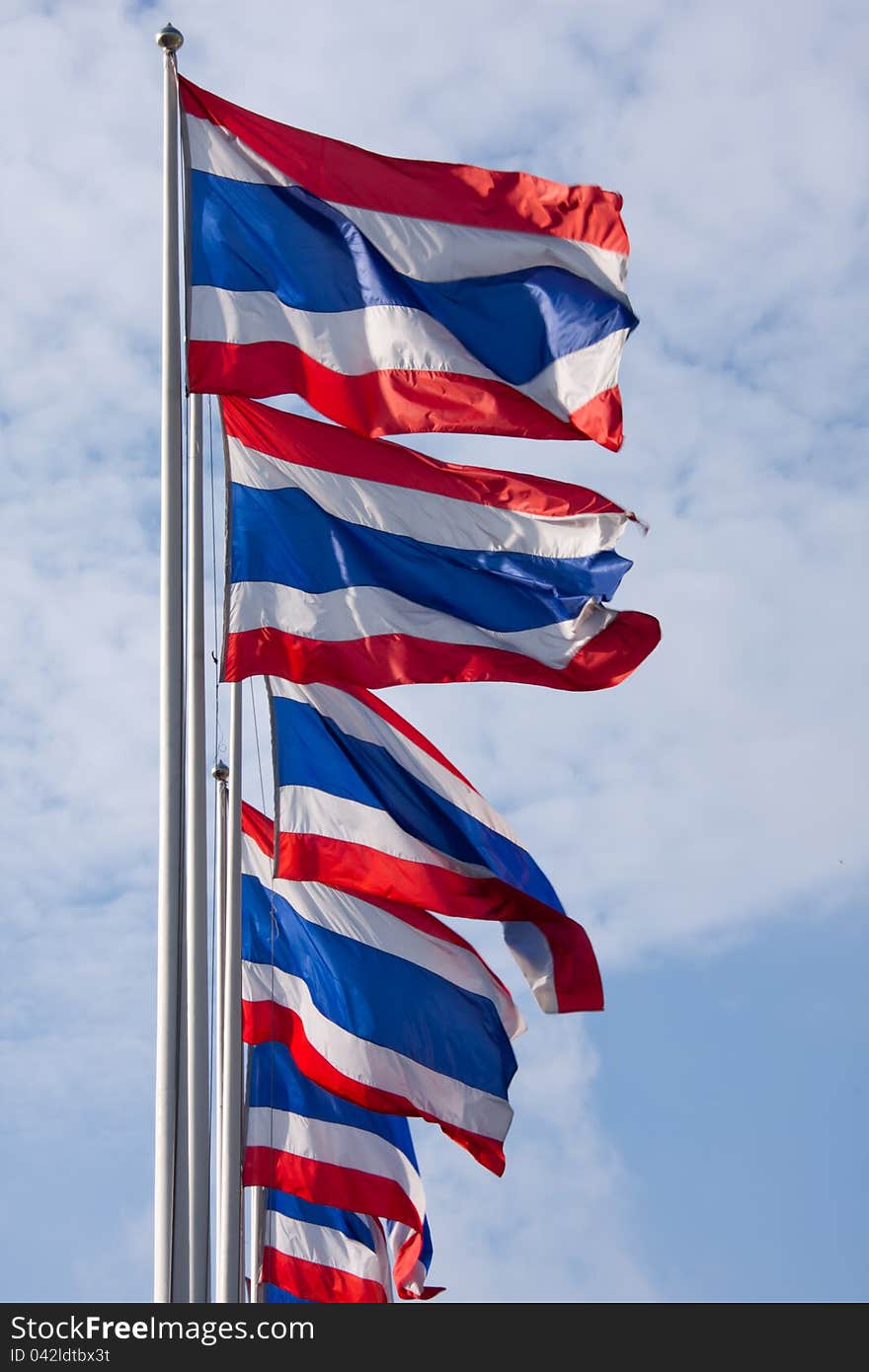 Thailand flags