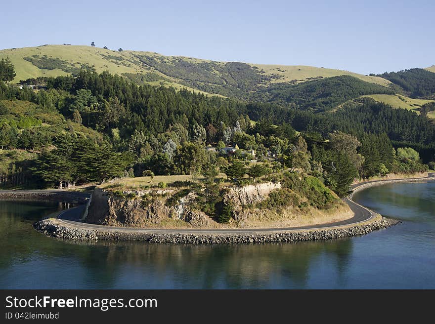 Hills landscape in New Zealand