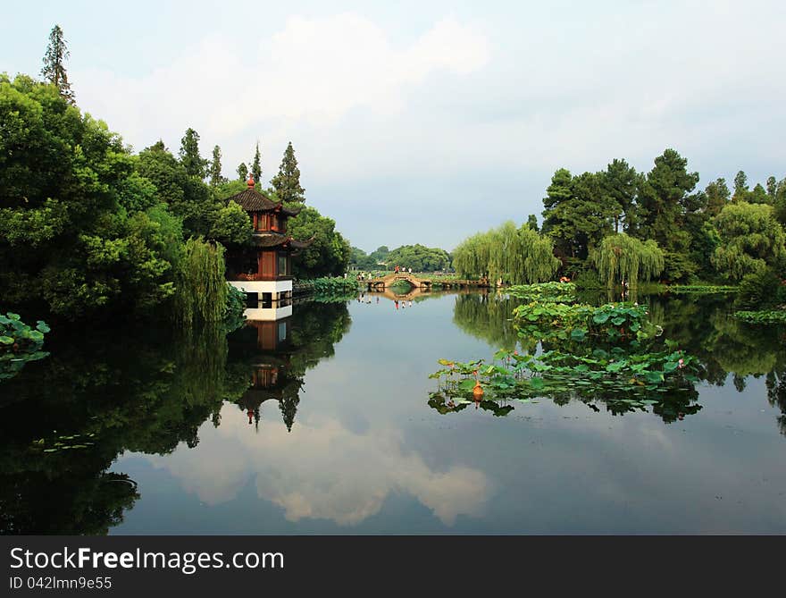 Taken at the beautiful lotus garden by the West Lake in summer. Taken at the beautiful lotus garden by the West Lake in summer.