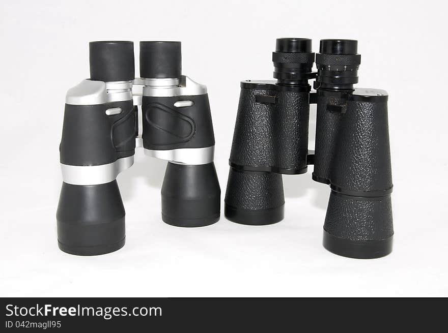 Two pair of binoculars