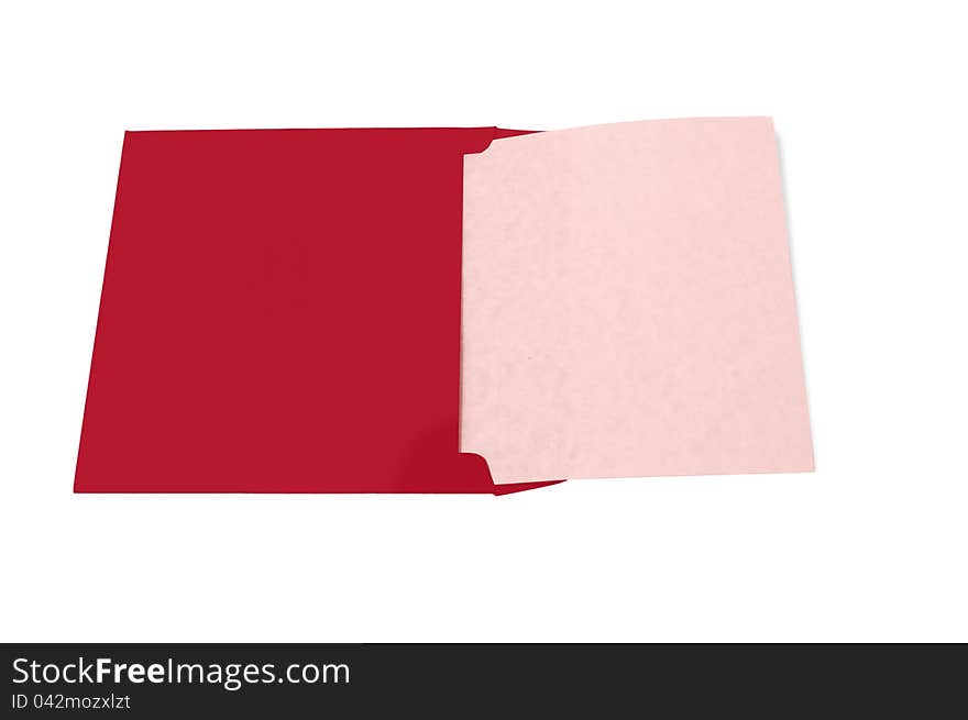 Perfect for use around Valentines Day.  Big red envelope with a light pink colored blank piece of paper coming out of it.  Great place for a lot of copy!!  Isolated on white with small shadow underneath. Perfect for use around Valentines Day.  Big red envelope with a light pink colored blank piece of paper coming out of it.  Great place for a lot of copy!!  Isolated on white with small shadow underneath.