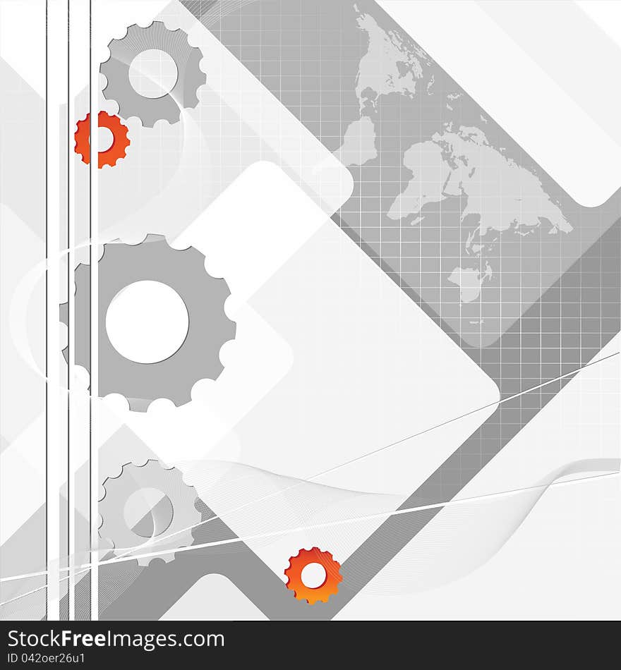 World technologies vector backdrop