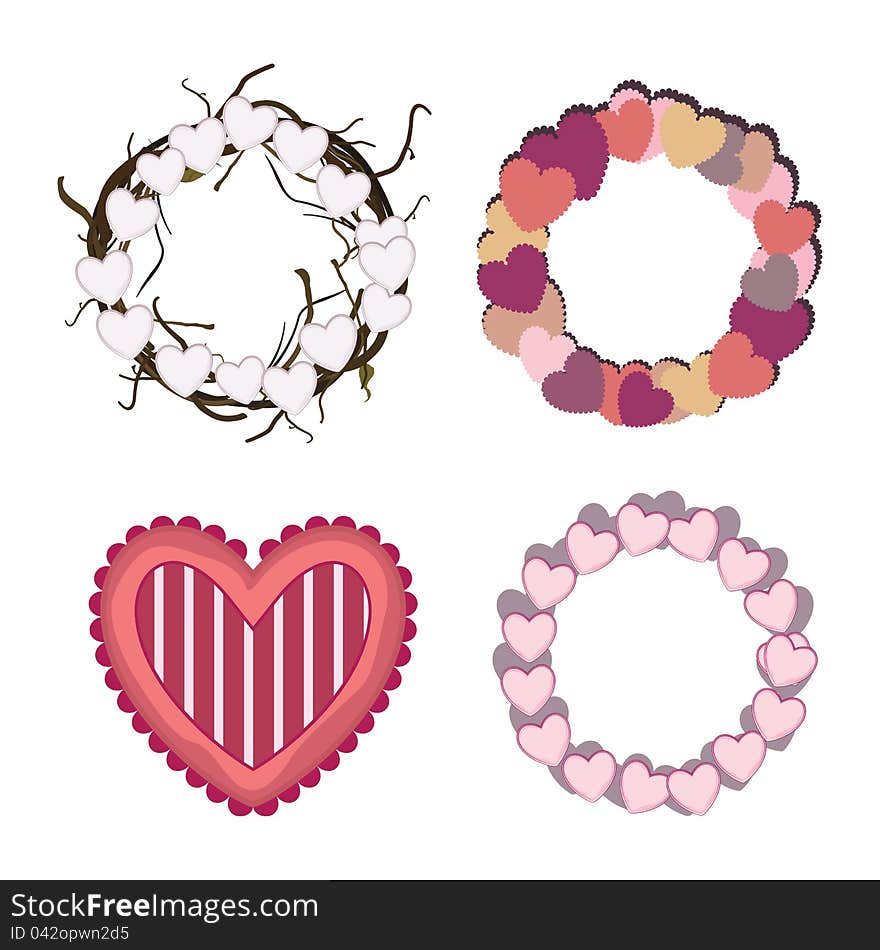 Valentine s day garlands