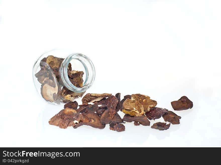 Dried mushrooms