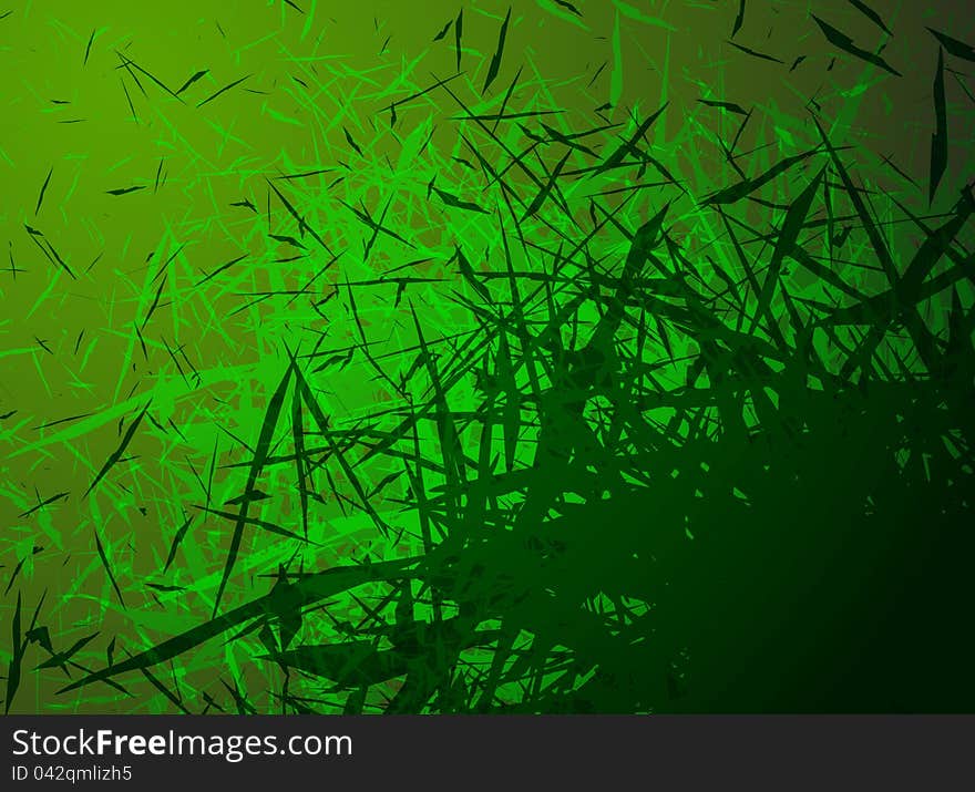 Abstract green grass background. Illustration. Abstract green grass background. Illustration.