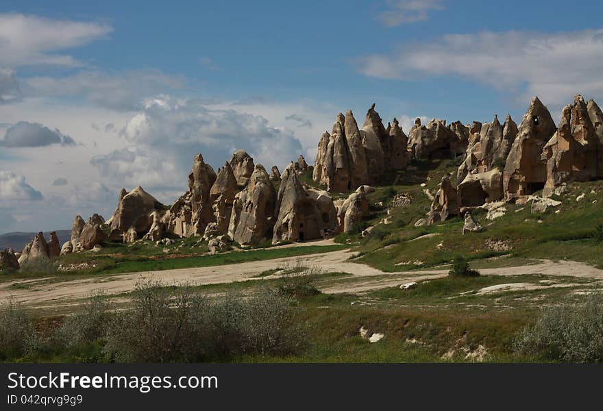 View Of Cappadocia, Turkey.