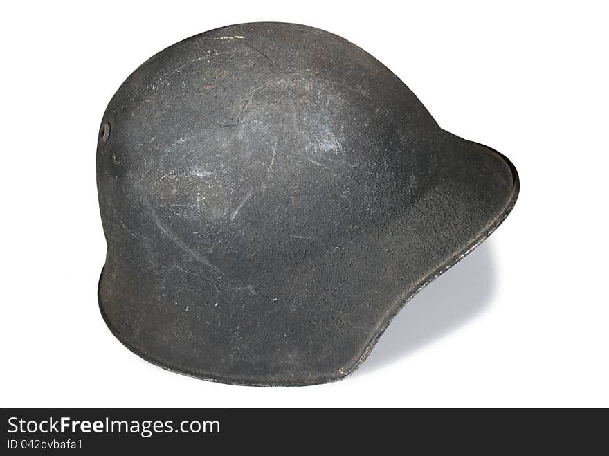 Germany helmet ww2 on a white background