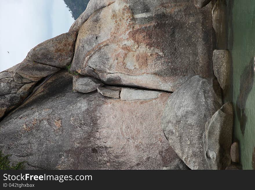 Landscape with rocks