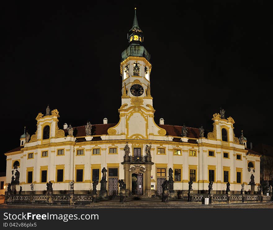 Loreta, baroque Church in Prague, Czech republic