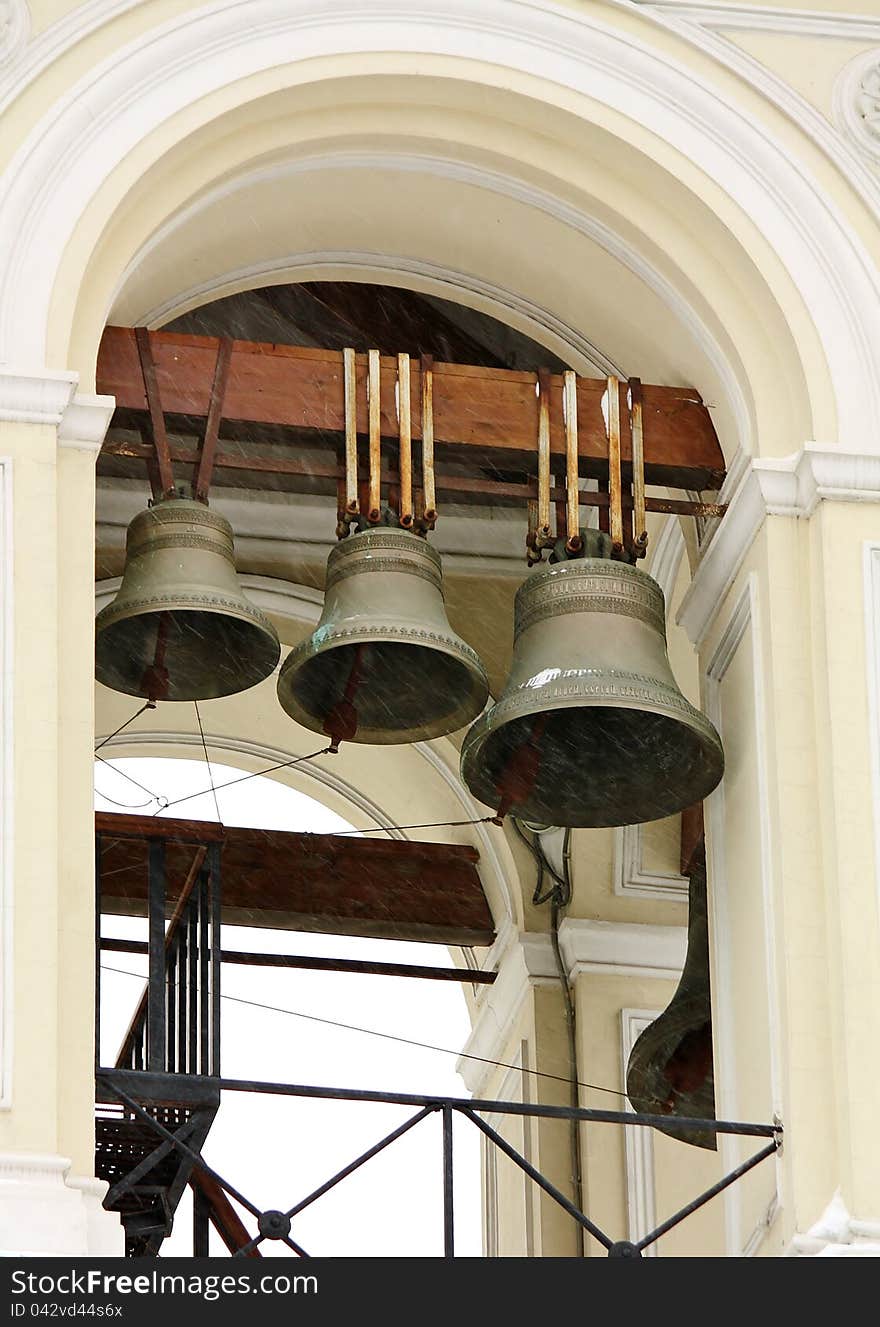 Bell tower of the orthodox church