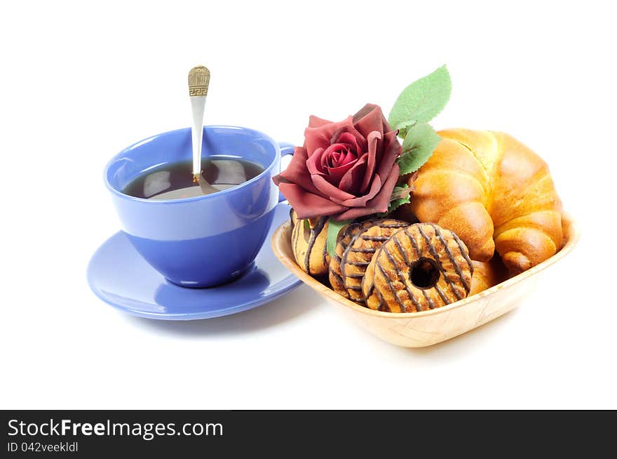 Black tea and sweets