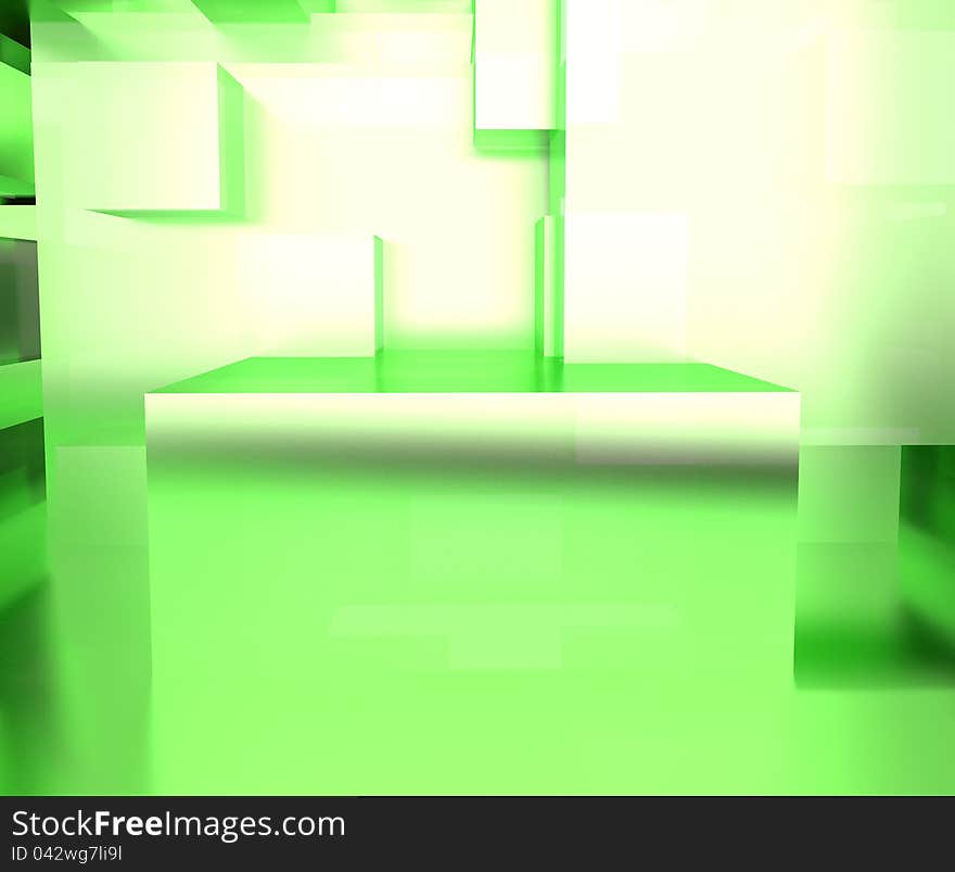 Jade Box Abstract Background.