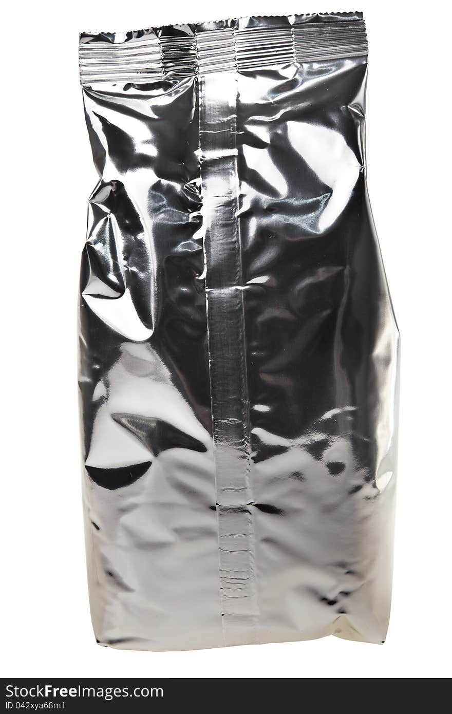 Aluminum food bag.