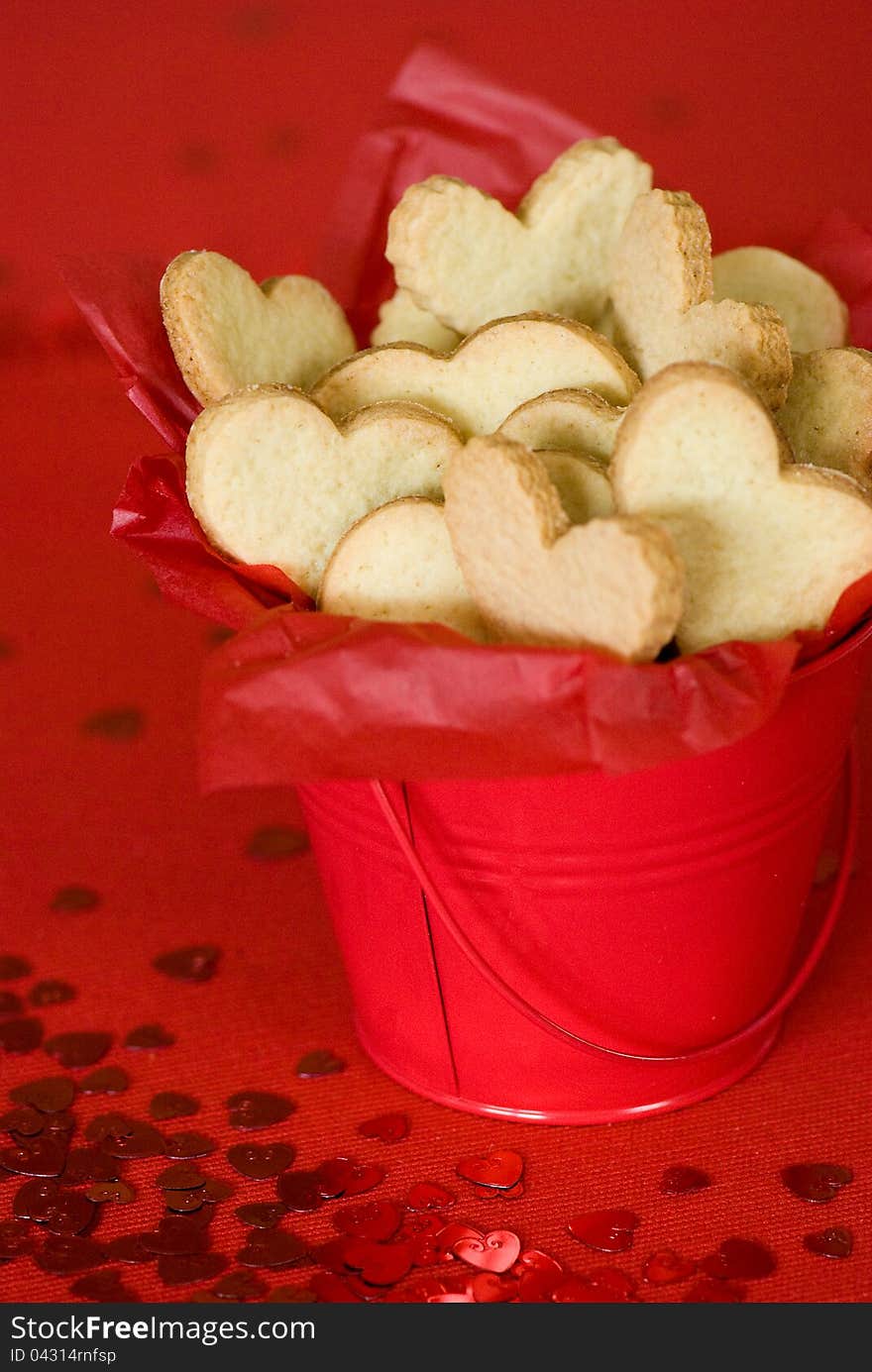 Valentines Heart Cookies