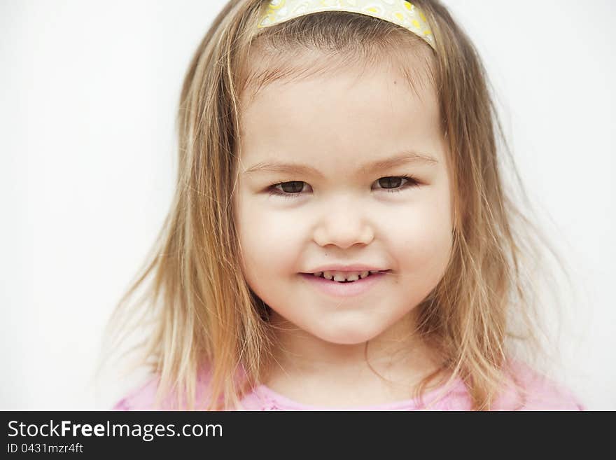 Portrait of smiling Asian girls