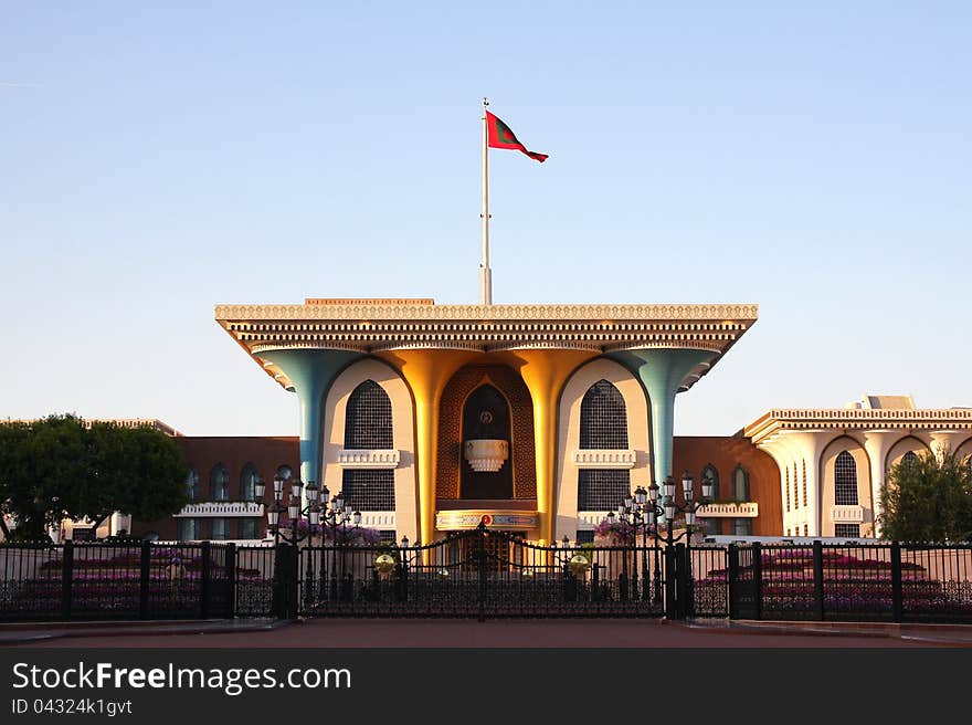 Sultans palace in Muscat,Oman