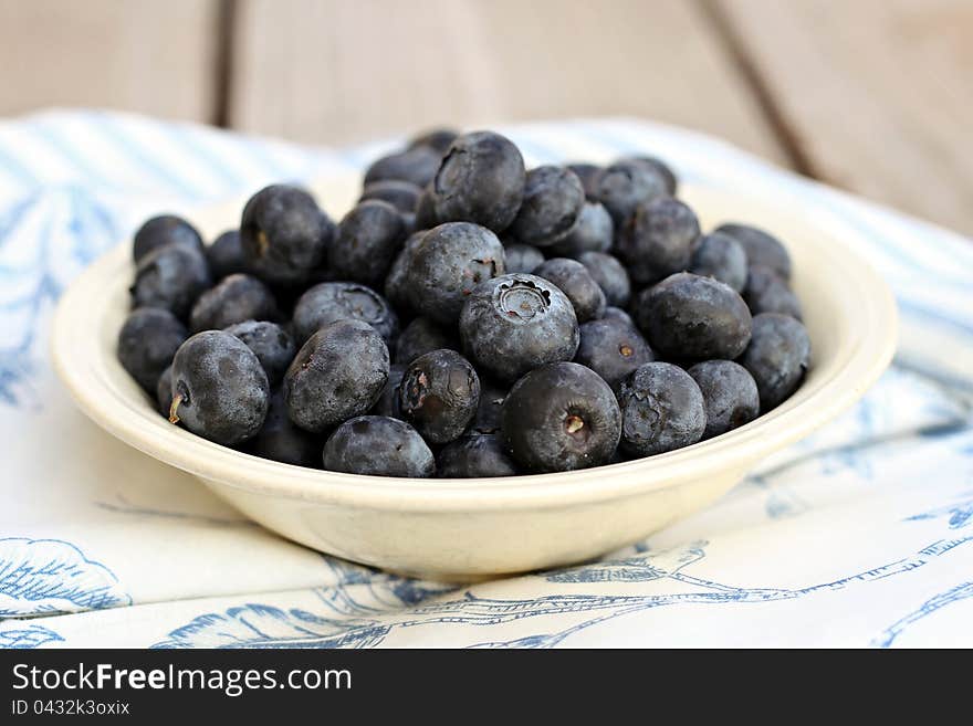 Bowl of Blueberries