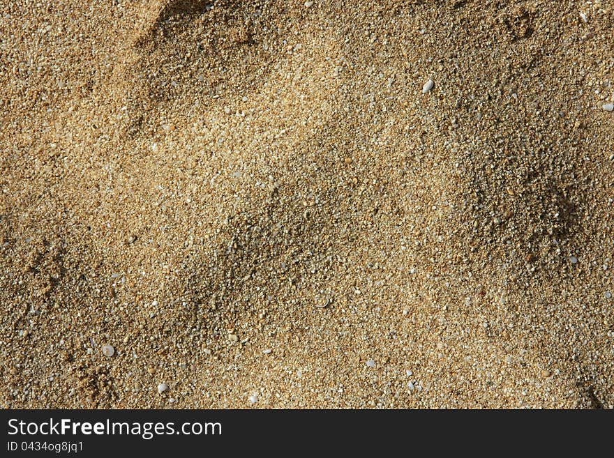 Sand And Small Pebbles