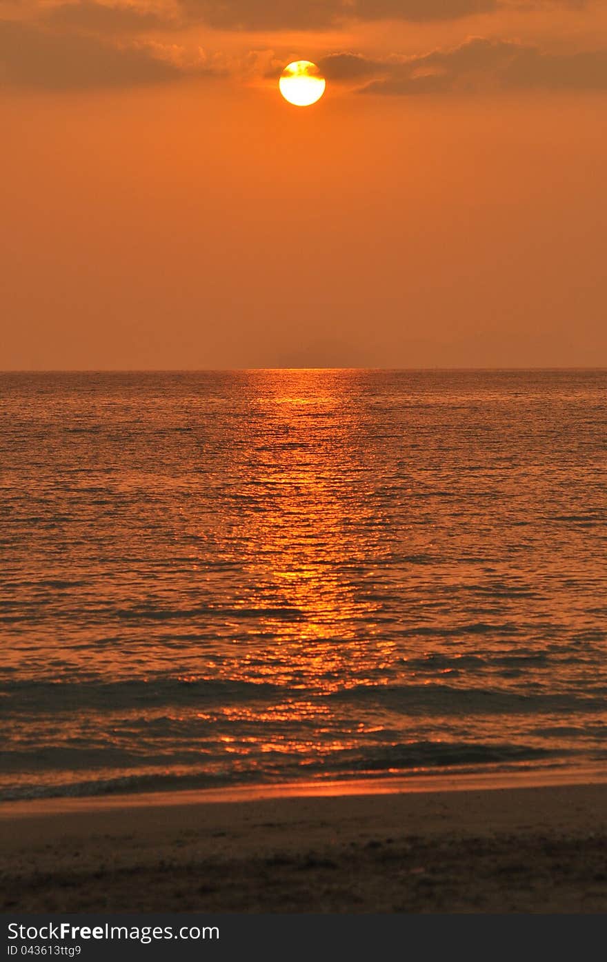 Sunset in Thailand